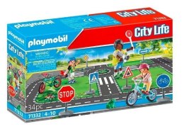 Zestaw z figurkami City Life 71332 Kurs rowerowy Playmobil