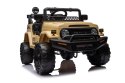 Toyota FJ Cruiser dla dzieci Beżowy + Pilot + Napęd 4x4 + Audio LED + EVA + Wolny Start