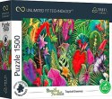 Puzzle 1500 elementów UFT Blooming Paradise Tropical Garden Trefl