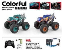 Auto Monster Track Rekin 1:16 Para Wodna R/C Fioletowy