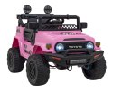 Toyota FJ Cruiser dla dzieci Różowy + Pilot + Napęd 4x4 + Audio LED + EVA + Wolny Start