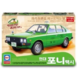 Model plastikowy Hyundai Pony gen. 1 Taxi 1/24 Academy