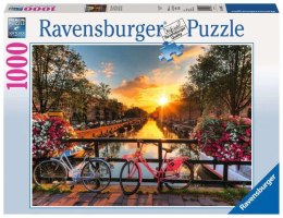 Puzzle 1000 elementów Rowery w Amsterdamie Ravensburger Polska