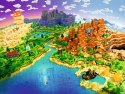 Puzzle 1500 elementów Świat Minecraft Ravensburger Polska