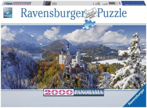 Puzzle Panorama 2000 elementów Zamek Neuschwanstein Ravensburger Polska