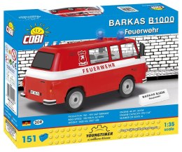 Klocki Youngtimer Barkas B1000 Feuerwehr 151 elementów Cobi Klocki