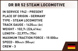 Klocki DR BR 52 Steam Locomotive Cobi Klocki