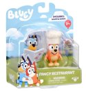 Zestaw figurek Bluey 2pak Ekskluzywna restauracja Tm Toys