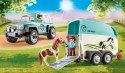 Zestaw figurek Country 70511 Samochód z przyczepą dla kucyka Playmobil