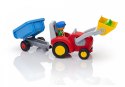 Zestaw z figurkami 1.2.3 6964 Traktor z przyczepą Playmobil