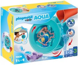 Zestaw z figurkami 1.2.3 70636 AQUA Młyn wodny z małym rekinem Playmobil