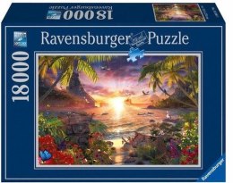 Puzzle 18000 elementów Rajski zachód słońca Ravensburger Polska