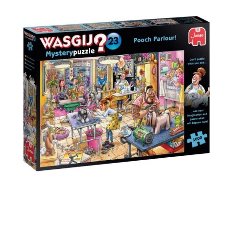 Puzzle 1000 elementów Wasgij Mystery Salon dla psów Tm Toys