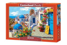 Puzzle 2000 elementów Wiosna w Santorini Castor