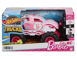 Pojazd Barbie RC Monster Truck 1:24 Hot Wheels