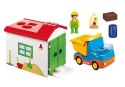 Zestaw z figurkami 1.2.3 70184 Ciężarówka z garażem sorter Playmobil