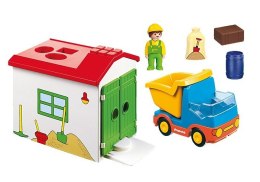 Zestaw z figurkami 1.2.3 70184 Ciężarówka z garażem sorter Playmobil