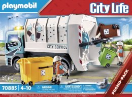 Pojazd City Action śmieciarka z sygnałem świetlnym Playmobil