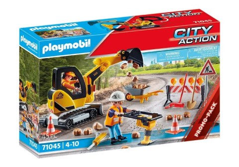 Zestaw City Action 71045 Roboty drogowe Playmobil