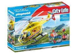 Zestaw City Life 71203 Helikopter ratunkowy Playmobil