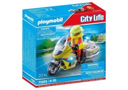 Zestaw z figurką City Life 71205 Motor ratunkowy ze światłem Playmobil