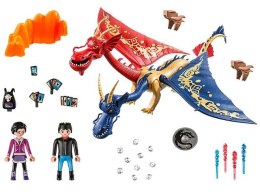 Zestaw z figurkami Dragons: The Nine Realms - Wu & Wei i Jun 71080 Playmobil