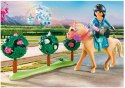 Zestaw z figurkami Princess 70450 Nauka jazdy konnej w stajni Playmobil