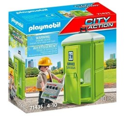 Zestaw z figurką City Action 71435 Mobilna toaleta Playmobil