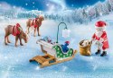 Zestaw z figurkami Christmas 9496 Sanie świętego Mikołaja z reniferami Playmobil