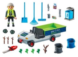 Zestaw z figurkami City Action 71433 Sprzątanie miasta samochodem elektryczny Playmobil