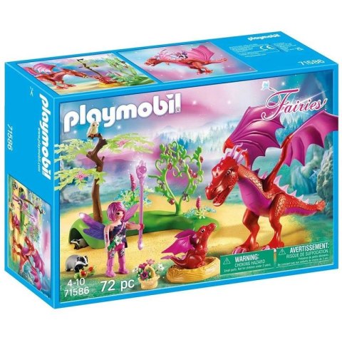 Fairies 71586 Smocza mama ze smoczątkiem Playmobil