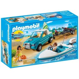 Summer Fun 71589 Surfer-Pickup z motorówką Playmobil