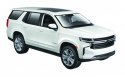 Model kompozytowy Chevrolet Tahoe 2021 biały 1/26 Maisto