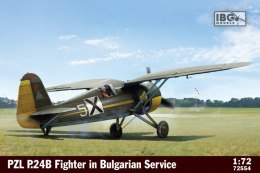 Model plastikowy PZL P24B Fighter in Bulgarian Service 1/72 Ibg