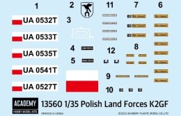 Model plastikowy Czołg K2PL Gap Filler 1/35 Academy