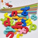 TOOKY TOY Puzzle Alfabet Nauka Literek Słów Zwierzątka 57 el.