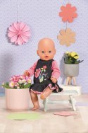 Sukienka jeansowa Dolly Moda dla lalki Baby Born 43 cm Zapf