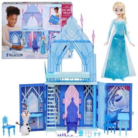 Hasbro duży Pałac Zamek Kraina Lodu Lalka Elsa bałwan Olaf Frozen ZA5080