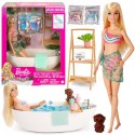 Lalka Barbie Kąpiel w kolorowym konfetti domowe spa wanna ZA5090