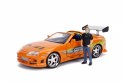 Pojazd Fast & Furious Szybcy i Wściekli Toyota Supra 1/24 z figurką JADA TOYS