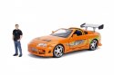 Pojazd Fast & Furious Szybcy i Wściekli Toyota Supra 1/24 z figurką JADA TOYS