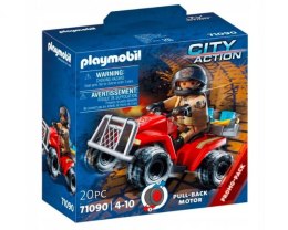 Zestaw z figurką City Action 71090 Pożarniczy Speed Quad Playmobil