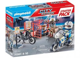 Zestaw z figurkami City Action 71381 Starter Pack Policja Playmobil