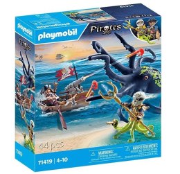 Zestaw z figurkami Pirates 71419 Walka z gigantyczną ośmiornicą Playmobil