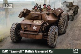 Model plastikowy DAC Sawn off British Armoured Car 1/72 Ibg
