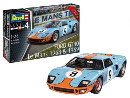 Model plastikowy Samochód 1/24 Ford GT 40 Le Mans 1968 Revell