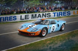 Model plastikowy Samochód 1/24 Ford GT 40 Le Mans 1968 Revell