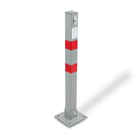 Zestaw składanych pojedynczych blokad parkingowych 4 sztuki stalowe Bituxx Zestaw składanych pojedynczych blokad parkingowych 4 sztuki stalowe Bituxx
