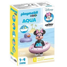 Zestaw z figurką 1.2.3 Disney 71416 Myszka Minnie i wycieczka na plażę Playmobil