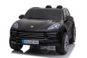 Porsche Cayenne S na akumulator dla dzieci Lakier Czarny + Pilot + Wolny START + EVA + Audio LED